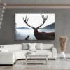 tableau cerf montagne paysage 3 2 4.webp