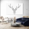 tableau cerf origami paysage 3 2 2.webp