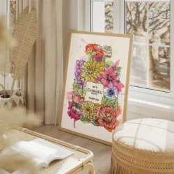 tableau chanel rose portrait 2 3 2.webp