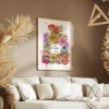 tableau chanel rose portrait 2 3 4.webp