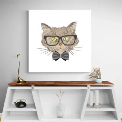 tableau chat costume carre 2.webp