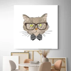 tableau chat costume carre 3.webp