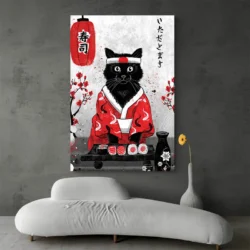 tableau chat japonais portrait 2 3 4.webp