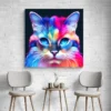 tableau chat multicolore carre 4.webp