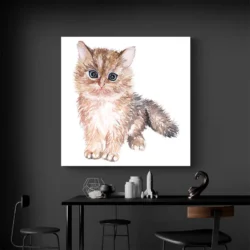tableau chat peinture carre 3.webp