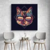 tableau chat stylises carre 3.webp