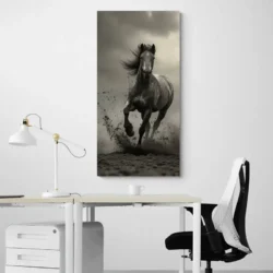 tableau cheval au galop portrait 1 2 3.webp
