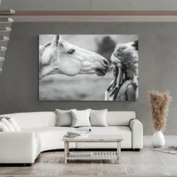 tableau cheval et indienne paysage 3 2 2.webp