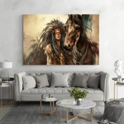 tableau cheval indien paysage 3 2 3.webp