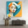 tableau contemporain visage femme carre 2.webp