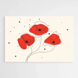 tableau coquelicots moderne 1.webp