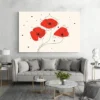tableau coquelicots moderne paysage 3 2 2.webp