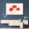 tableau coquelicots moderne paysage 3 2 4.webp