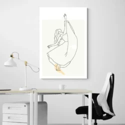 tableau danse minimaliste portrait 2 3 4.webp