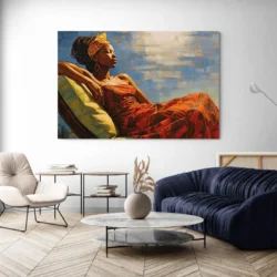 tableau de femme africaine allongee paysage 3 2 3.webp