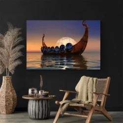 tableau drakkar paysage 3 2 4.webp