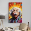 tableau einstein pop art portrait 2 3 4.webp