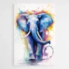 tableau elephant bleu 1.webp