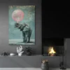 tableau elephant chewing gum portrait 2 3 2.webp
