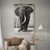 tableau elephant d afrique portrait 2 3 4.webp