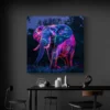 tableau elephant lumineux carre 2.webp
