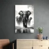 tableau elephant noir et blanc portrait 2 3 3.webp