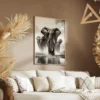 tableau elephant noir et blanc portrait 2 3 4.webp