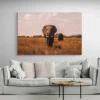 tableau elephant savane paysage 3 2 2.webp