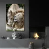 tableau famille lion portrait 2 3 2.webp