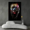 tableau femme africaine contemporain portrait 2 3 3.webp