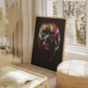 tableau femme africaine contemporain portrait 2 3 4.webp
