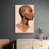 tableau femme africaine de profil portrait 2 3 3.webp