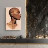 tableau femme africaine de profil portrait 2 3 4.webp