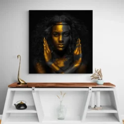 tableau femme africaine moderne carre 2.webp
