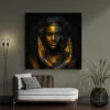 tableau femme africaine moderne carre 3.webp