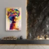 tableau femme africaine multicolore portrait 2 3 2.webp