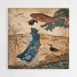 tableau femme japonaise 1.webp