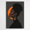 tableau femme noire de profil 1.webp