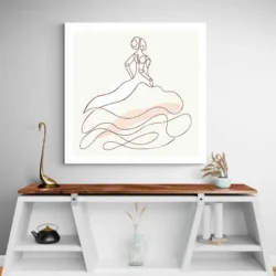 tableau femme robe carre 2.webp