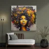 tableau fille afro graffiti carre 2.webp