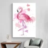 tableau flamant rose portrait 2 3 4.webp