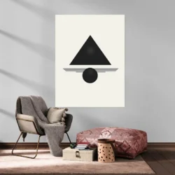 tableau formes geometriques minimaliste portrait 3 4 3.webp
