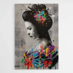 tableau geisha moderne 1.webp