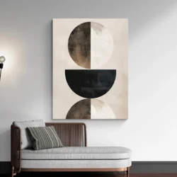 tableau geometrie noir et marron portrait 3 4 4.webp