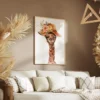 tableau girafe chapeau portrait 2 3 2.webp