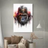 tableau gorille couleur portrait 2 3 4.webp