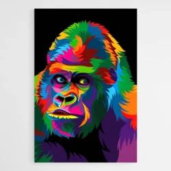 tableau gorille pop art 1.webp