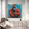 tableau gorille street art carre 4.webp