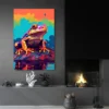 tableau grenouille pop art portrait 2 3 2.webp