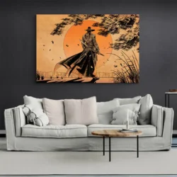 tableau guerrier japonais paysage 3 2 4.webp